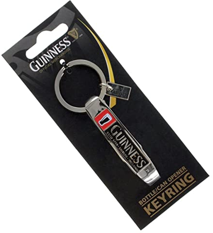 Guinness Bottle Cap and Can Opener Keyring