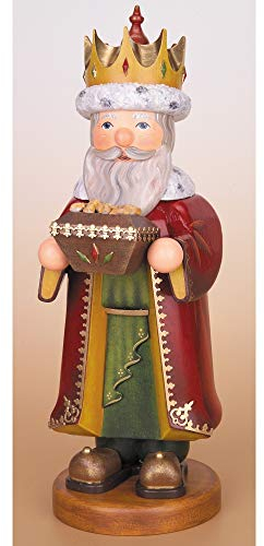 Hubrig Räuchermann Drei Heilige Könige Melchior 35cm Erzgebirge