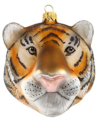 Hamburger WEIHNACHTSKONTOR® - Christbaumschmuck - Tigerkopf