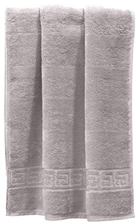 Cawö Handtuch 1001 Noblesse Walk-Frottier hellgrau Größe 50x100 cm