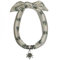 P.S. Schuhmacher Trachtenschmuck Dirndlkette Trachten Schmuck Edelweiß Dirndl Satin-Tuch Kette Dirndltuch Trachtenkette Trachtentuch 60x60cm Edelweißanhänger Dirndlschmuck, Farbe:beige