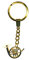 Miniblings Horn Waldhorn Schlüsselanhänger +Box Musik golden Blasmusik - Handmade Modeschmuck I I Anhänger Schlüsselring Schlüsselband Keyring