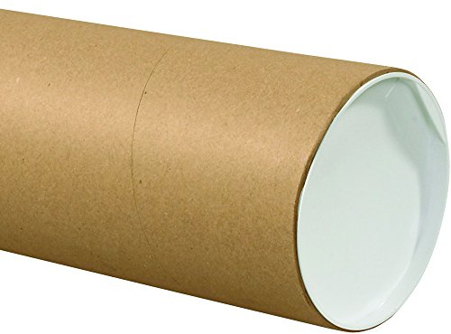 Partners Brand PP6048KHD Jumbo Mailing Tubes, 6 x 48, Kraft (Pack of 10)
