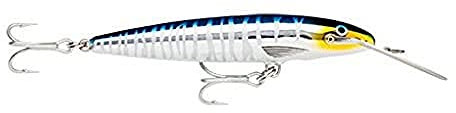 Rapala - Countdown Magnum Angelköder - Angelzubehör mit Abachiholz-Konstruktion - Salzwasser Spinnköder - Lauftiefe 5.4-6.3m - Fischköder 18cm, 70g - Hergestellt in Estland - Wahoo UV