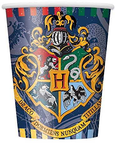 Unique Party 59106 - 9oz Harry Potter Paper Cups, Pack of 8