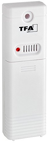 TFA Dostmann Temperatursender, 30.3232.02, Ersatzsender für 30.3063.01 | 30.3069.01 | 30.3064.01, Funk, weiß