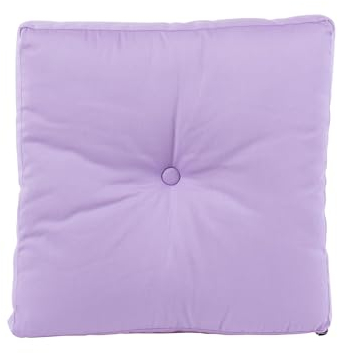 bionik by BioKinder® Sitzkissen 40 x 40 cm | Sitzpolster und Stuhlkissen aus 100% Baumwolle, gefüllt mit Baumwolle | 40 x 40 x 8 cm | Flieder