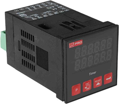 RS PRO Zeitrelais, Frontplattenmontage, 230V ac, 1 Kont. Einfach, 1-poliger Wechsler