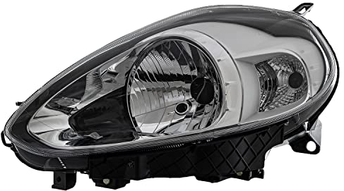 Scheinwerfer Hauptscheinwerfer Frontscheinwerfer links Chrom H4/P21W mit Tagfahrlicht für Modell Punto Evo (199) Baujahr: 07/2008-02/2012 01/2012->>
