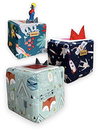 Toniebox Bezug, Schutzhülle Personalisiert - Fuchs, Astronaut, Roboter, Jungle