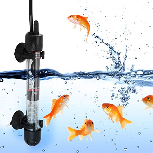 Chauffage d'aquarium Submersible, Chauffe-Aquarium, pour Eau Douce pour Eau salée, Mini tige chauffante pour aquarium, chauffe-eau réglable, prise UE