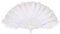 MWOOT Marabou Feather Fan, 1920s Embroidered Flower Handheld Feather Fan, Roaring 20s Vintage Style Flapper Hand Fan for Costume Halloween Dancing Show Tea Party Wedding Decoration - White