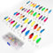 43 Stück Fishing Forellen-Spoon, Forellen Spoon Set, Angel-Köder Set, Spoons Forelle, Forellen-Blinker Farbige Rückseite, Köder Spinner Set mit Spoon Box