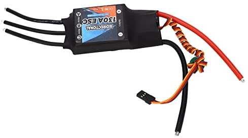 RiToEasysports 130A Brushless ESC, Bidirektionaler 2‑6S Lipo Brushless Electric Speed ​​Controller für RC Car Boat
