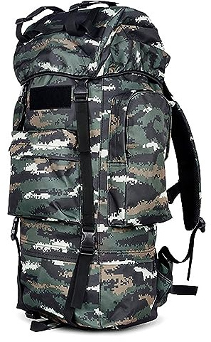 Kabxhueo 100L Wasserdichter Trekkingrucksack mit Regenschutz, Herren Damen Wanderrucksack mit Innenrahmen Reiserucksack Outdoor Wandern Rucksack Backpacker für Camping Trekking Reisen Sport