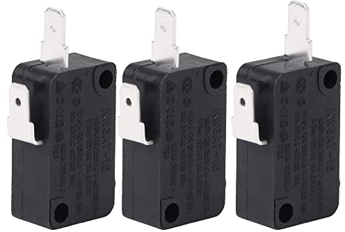 3PCS Microwave Oven Door Switch Replacement Part KW3AT-16