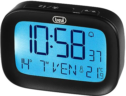 Trevi Digitaler Wecker mit integriertem Thermometer SLD 3850