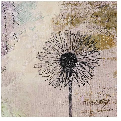 Bilderwelten Fototapete Pusteblume 240cm x 240cm Blumen Natur Shabby Blumentapete Vliestapete Tapete Wanddeko Ideen Wohnzimmer Schlafzimmer Küche