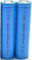 Batteria ricaricabile 16650 Batteria 3.7V 1600mah per lettore audio macchina di canto piccolo ventilatore torcia luminosa, 2 pezzi