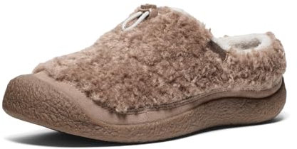 KEEN Women's Howser 3 Slide Comfy Durable Slippers, Caribou/Canteen, 8.5