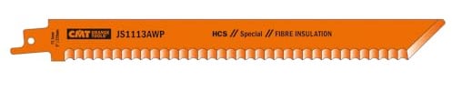 CMT Orange Tools JS1113AWP-2-2 Lames Scies Sabres HCS 228x22x1.5 TS5 (Special) pour Matériaux Isolants