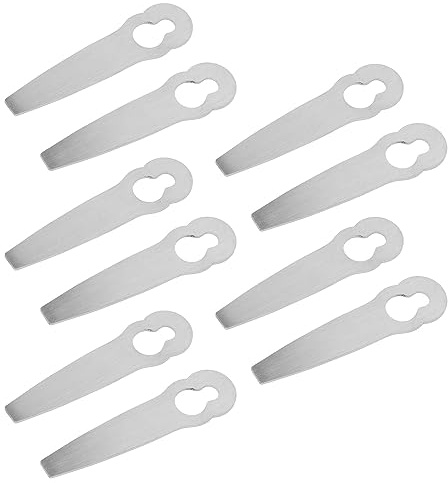 10 Pcs Lawn Mower Metal Blade 2 2 Trimmer 45 Weeding Tools Field Mower Blades Garden Weeding Tool Blade Butcher for Tool Weeder Tool Trimming Clippers Blades