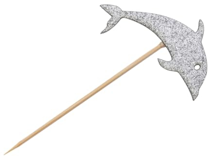 12 Stück Kuchenspieße, -Dekoration, Delfin-Party-Dekorationen, Geburtstagstortenaufsätze, -Tier-Cupcake-Topper, Babyparty, Kuchenaufsätze, unter dem Meer, Partyzubehör,