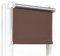 Fenster DEKOR - Rollos Für Fenster Ohne Bohren Braun - Verdunkelungsrollo B40 x H150 cm - Klemmrollo Verdunkelung - Fensterrollo Für Balkontüren - Verdunklungsrollo Leicht Zu Installieren - Klemmfix