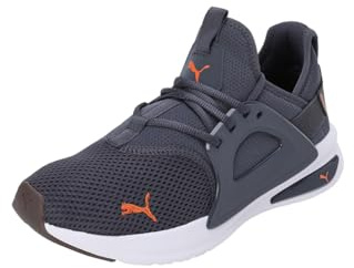 PUMA Erwachsene Softride Enzo Evo Laufschuhe 46 Galactic Gray Rickie Orange Gum Beige