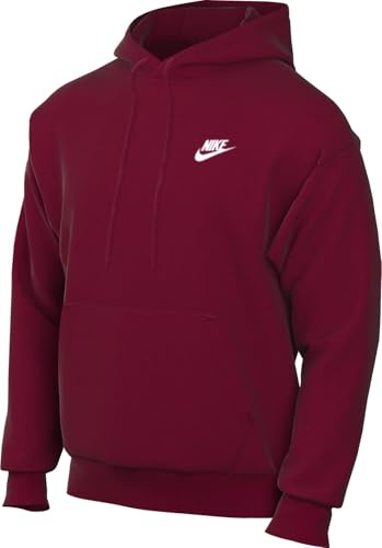 Nike Herren Club Kapuzenpullover, Team Red/Team Red/White, XXL