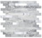 Yipscazo 20 Sheet Peel and Stick Stone Metal Tile Backsplash, Stick on Tiles for Backsplash Kitchen, Bathroom, Laundry Room, Camper, Fireplace (12'' X 12'', Gray Stone with Metal)