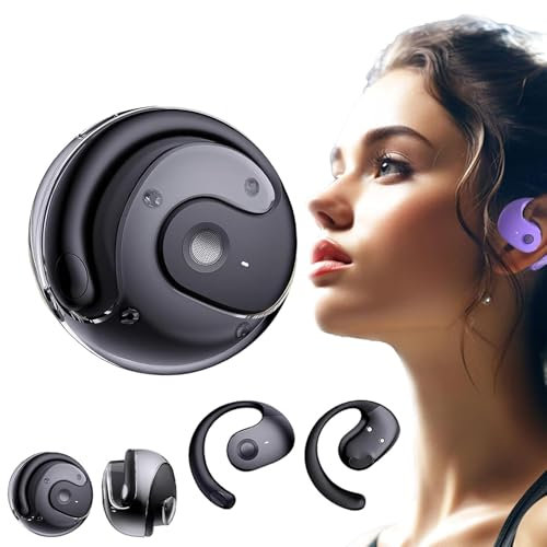 NNBWLMAEE Ai Headphones Language Translation, Spanish English Translator Headphones, Spanish Translator Earbuds, Hy-T26 Pro Wireless Bluetooth Translation Earbuds (Black)