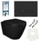 HGMBAD Set Geberit Spülkasten Sigma Nero WC spülrandlos schwarz matt Komplettset