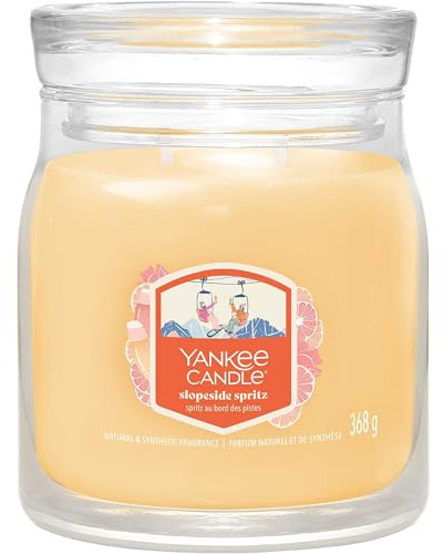 Yankee Candle, slopeside spritz medium signature jar