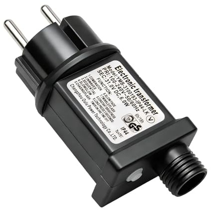 Transformador 31V 6W para Luces LED y Guirnaldas,IP44 Interior/Exterior