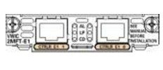 Cisco 2-Port RJ-48 Multiflex Trunk - G.703 - Router (SNMP, Telnet, 0-40°C, 5-85%, ETSI, TÜV GS, EN 60950, VDE, EN55022 Class B, AS/NZS 3548:1995, Verkabelt, 79 x 122 x 212 x 211 mm)