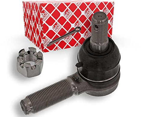 febi bilstein 43345 Spurstangenendstück mit Kronenmutter und Splint, 1 Stück