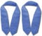 Bestlivings Raffhalter 2er Pack inkl. Befestigungsösen für Gardinen (Blau), viele Farben erhältlich