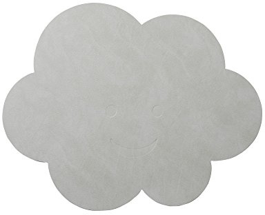 LindDNA Tischset Wolke aus recyceltem Nupo Leder in der Farbe Metallic mit Einer Größe von 38x31cm, 983115
