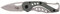 MFH Einhand Klappmesser Piccolo mit Karabiner Taschenmesser Outdoormesser LARP Ritter Samurai Mittelalter