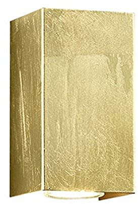 Trio Leuchten Wandleuchte Cleo 206500279, Metall goldfarbig foliert, exkl. 2x GU10, Up & Down Beleuchtung