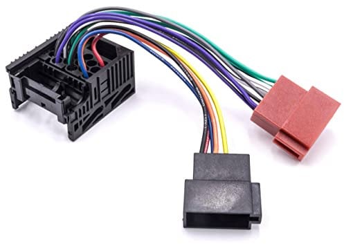 vhbw Autoradio ISO Adapter kompatibel mit Land Rover Discovery 2 2001-09/2004 Auto-Modell