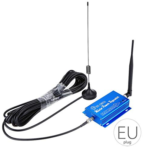GFCGFGDRG Ripetitore di Segnale gsm 900Mhz, ripetitore Antenna Esterna GSM902A 2g 3g Amplificatore di Segnale - Presa EU
