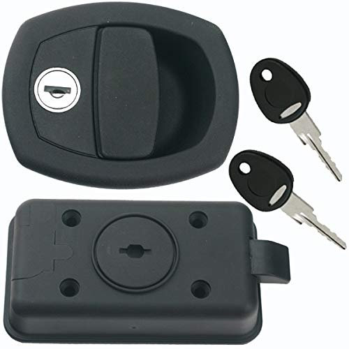 Türschloss Klappenschloss Tür Schloss Wohnwagen Wohnmobil Caravan FF-System Nano schwarz