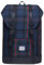 KAUKKO Damen Herren Rucksack Vintage Britischer Stil Reiserucksack für 12 zoll Notebook Lässiger Daypacks Schultaschen, 29 * 15 * 41CM, 17.8L (Schwarz JNL-EP6-12-03)