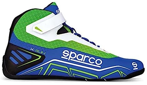 Sparco Scarpe K-Run Misura 44 Blu / Verde Fluo