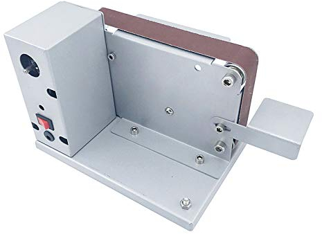 Toplionace 220V Mini Elektrische Riemen Maschine, DIY 30 * 533mm Riemen Poliermaschine Polierer Schleifmaschine Messerschärfer