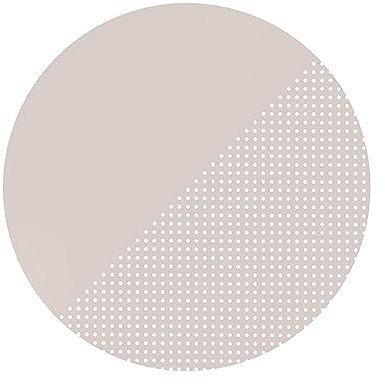 Toddlekind Premium Spritzdecke | Kleckermatte 105cm für Hochstuhl | Wasserfest & Abwischbar Bodenschutzmatte | Mehrzweck Spritzmatte| Stilvolles Design | Getestete Qualität (Beige)