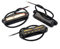 Alnicov SSS Set de micros standard à bobine unique pour guitare électrique Strat Squier Noir