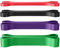 Widerstandsbänder 4er Set Fitnessband Gymnastikband aus 100% Latex Theraband mit Übungsanleitung und Tasche Resistance-Bands Klimmzugband für Muskelaufbau, Yoga, Crossfit, Gymnastik, Krafttraining